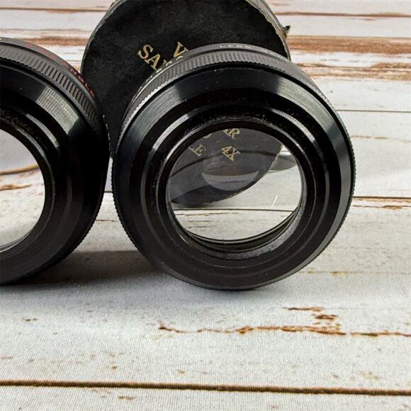 Vivitar Sankyo 4X Camera Lens Set Telephoto & Wide Angle w/ Case - Picture 8 of 9